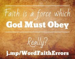 Word-Faith Errors