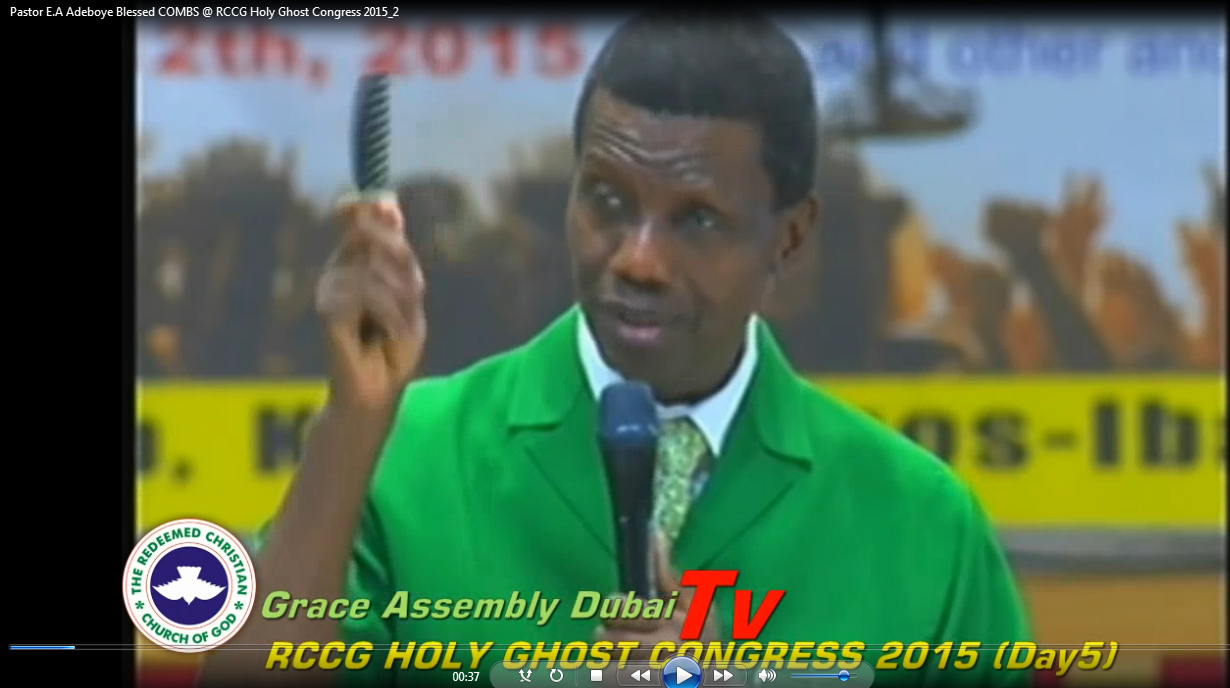 Enock Adeboye Reveals Another Source of his Fake Miracles: The Comb!