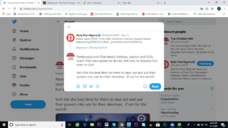 Pentecostal Miracle Workers Go AWOL